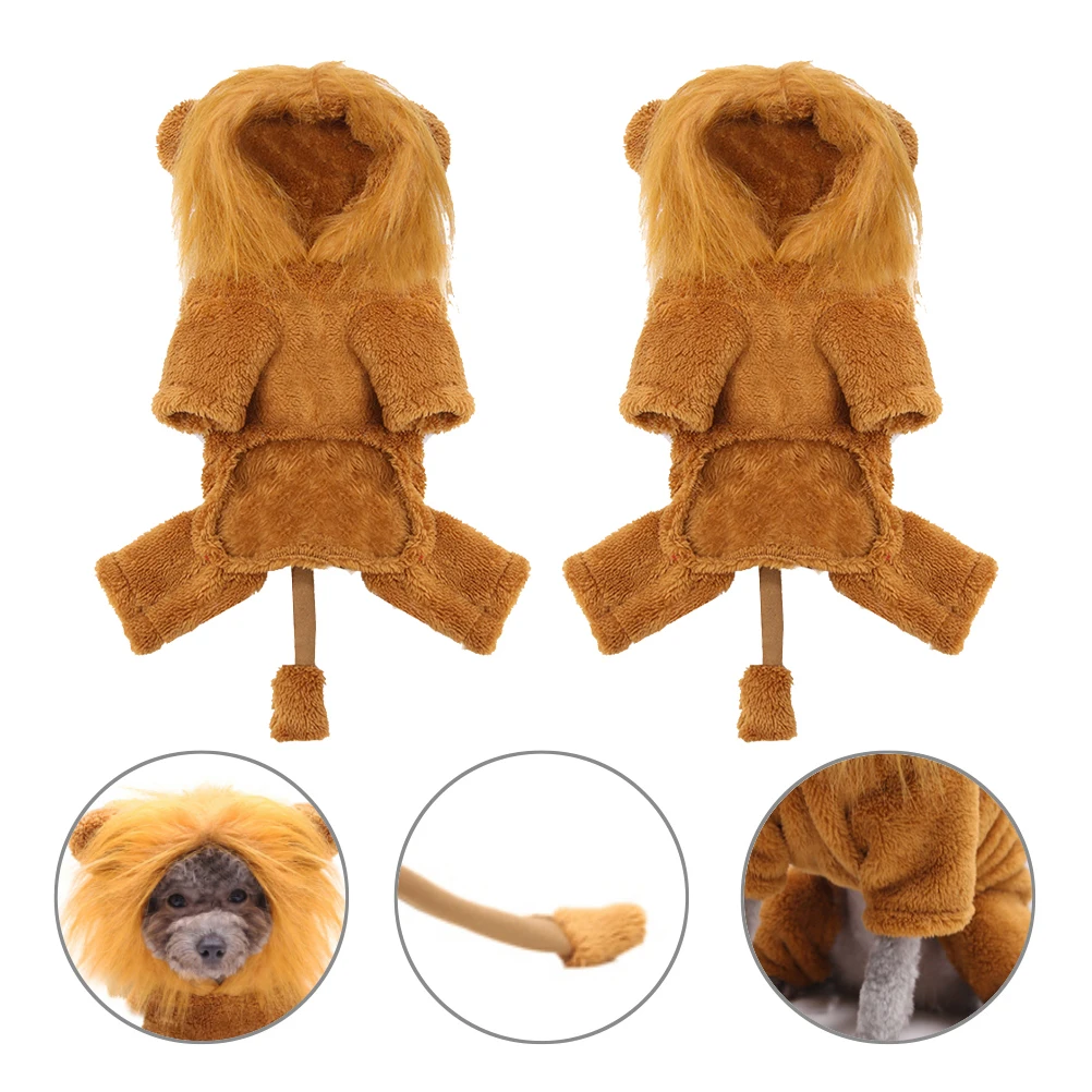 

Dog Warm Clothing Puppy Halloween Costumes Pets Outfit Cosplay Small Clothes