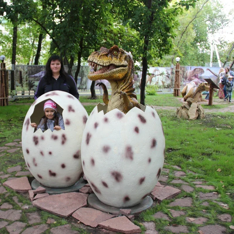 Fiberglass simulation dinosaur egg