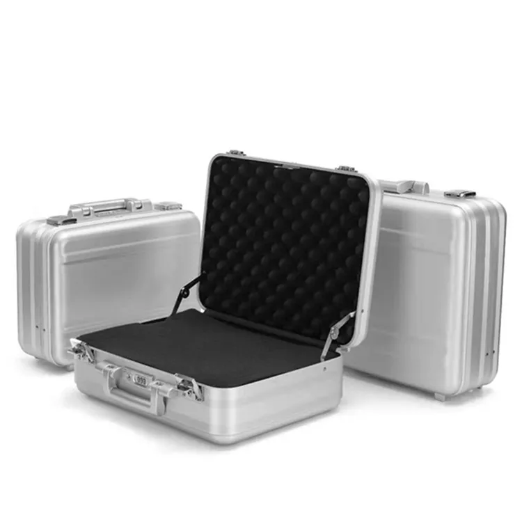 Mala de liga de alumínio portátil funcional, caixa de ferramentas de armazenamento de arma de brinquedo, personalizável, odm, plástico, eva, caixa de vôo