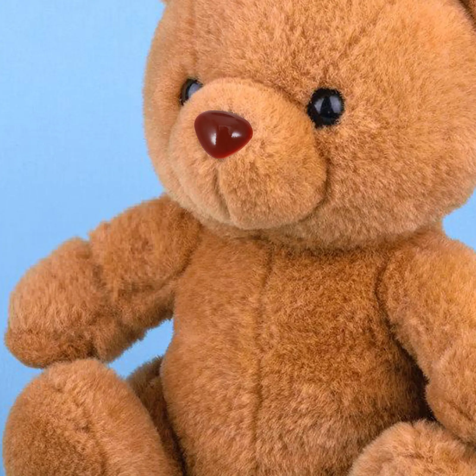 

150 шт. пластиковых безопасных носиков для вязаных крючком игрушек, амигуруми, мягких игрушек, принадлежности для рукоделия, треугольный дизайн с плоским основанием, материал АБС