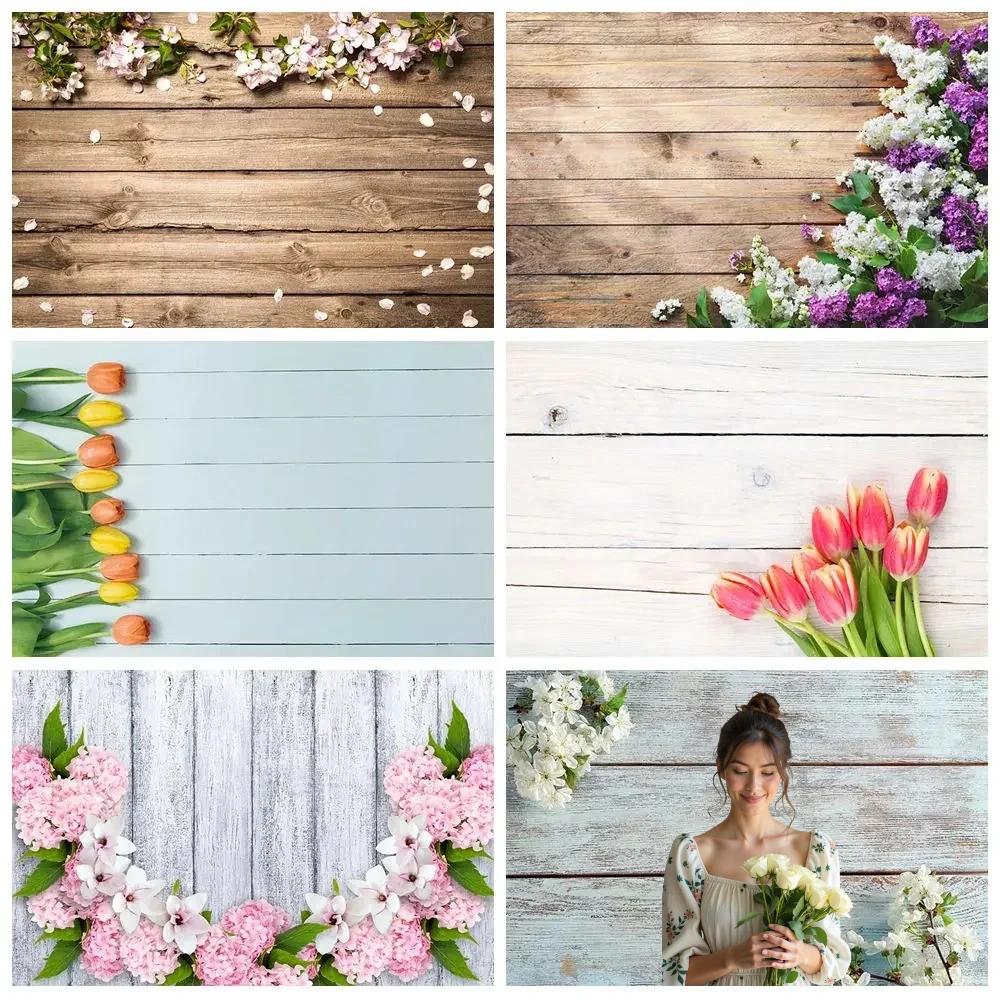 

MOON.QG Wedding Flower Wooden Decor Backdrop Wood Photo Studio Wall Background Product Photography Props Photographic Wallpapers