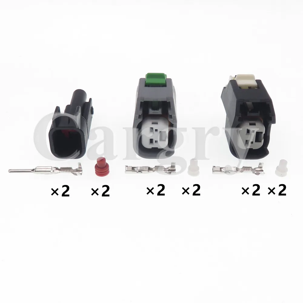 1 Set 2P 15423276 15419715 15497399 AC Assembly Car Horn Waterproof Socket For Buick Automobile Cable Harness Connector