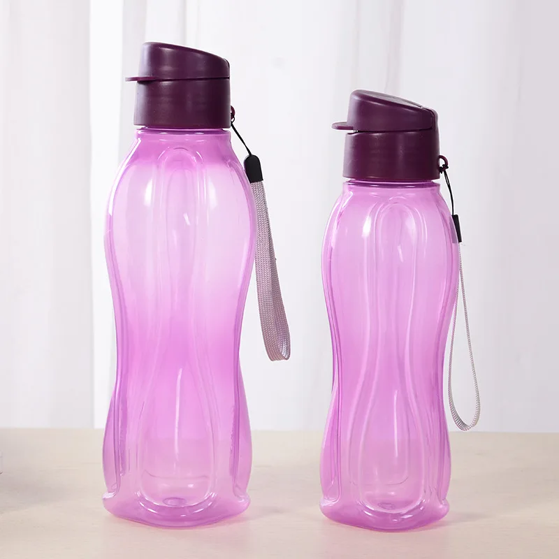 800ml Bottle Plastic Water Bottle Portable Outdoor Sports Water Cup Large Capacity Solid Color Space Cup Plastic Drinkware