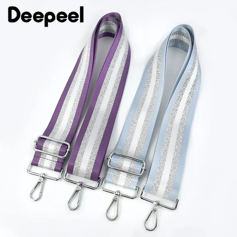 Deepeel-Correa para bolso de mujer de 5cm de ancho, correas para bolsos de hombro tipo bandolera, cinturón de nailon alargado ajustable, accesorio