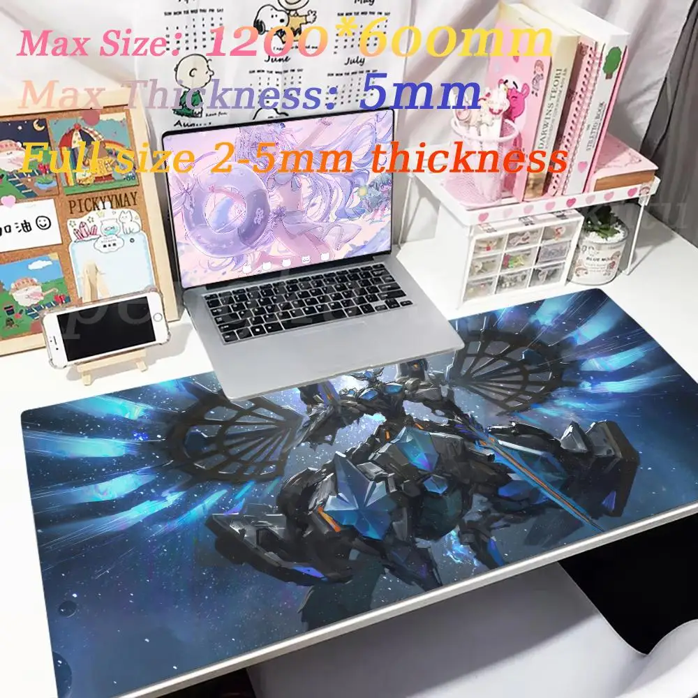 Mouse Pad Non-Slip Cute Stuff PC Gaming case Gamer keyboard Rubber Edge AnimeYu_Gi_OhS Office gadgets locking Fashion Mousemat