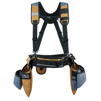 Pasek z szelkami-Pro Framer pasek/szelki fartuch Combo z z wieloma kieszeniami i młotkiem do stolarza, konstrukcja