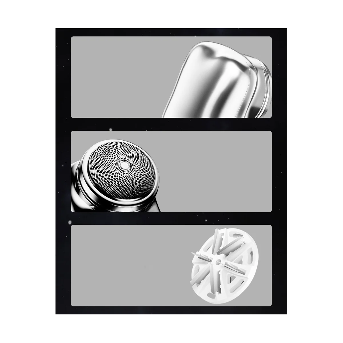 ماكينة حلاقة كهربائية محمولة جديدة مطورة للرجال ماكينة حلاقة كهربائية قابلة لإعادة الشحن بزر واحد للاستخدام باللون الأخضر