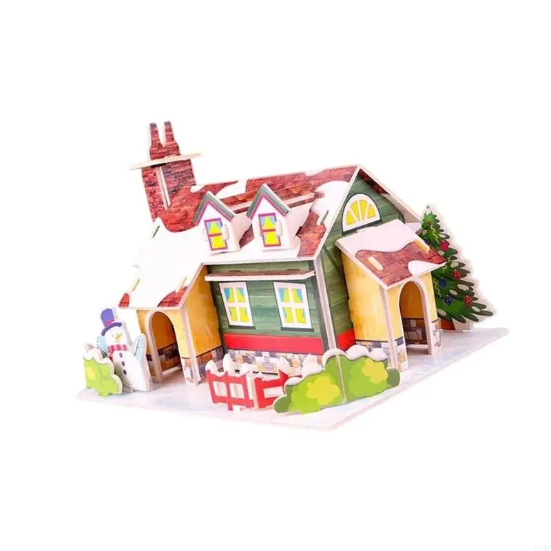 Christmas Tree Model Building Kits Family Interactive Craft Paper Art Project C7AC