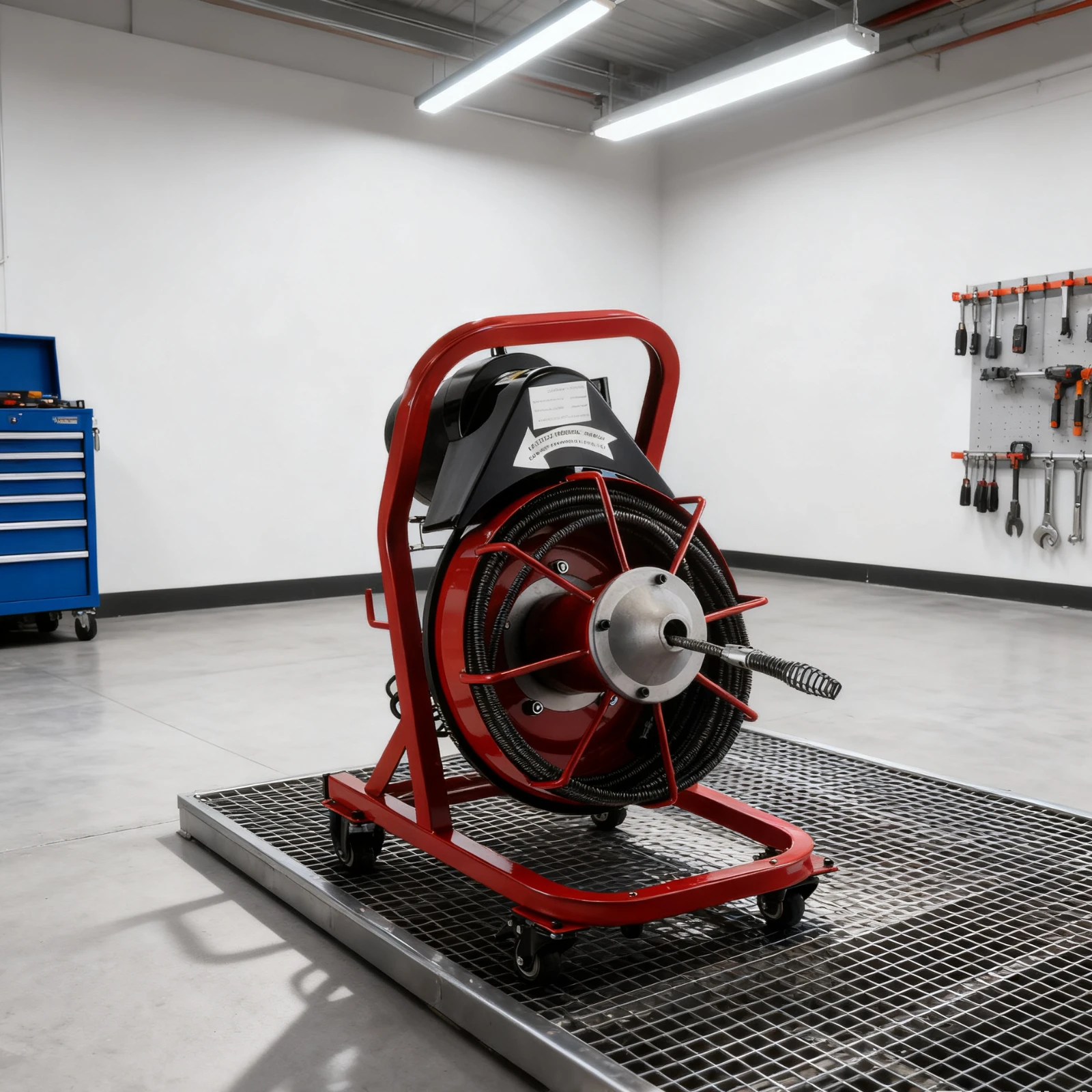 

75FT 1/2 Inch Electric Drain Cleaner Machine - Sewer Snake Auger with 4 Cutters Manual Optional for Home Kitchen Bathroom Pipe