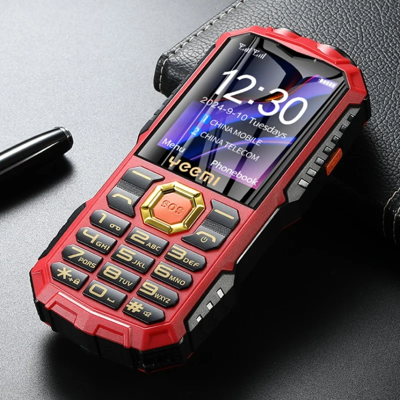 YEEMI Q7 + 4G الهاتف المحمول 2.4 بوصة LTE مصباح يدوي مقاوم للماء في الهواء الطلق الهاتف المحمول بصوت عال المتكلم 2400mAh بطارية كبيرة لكبار السن #3