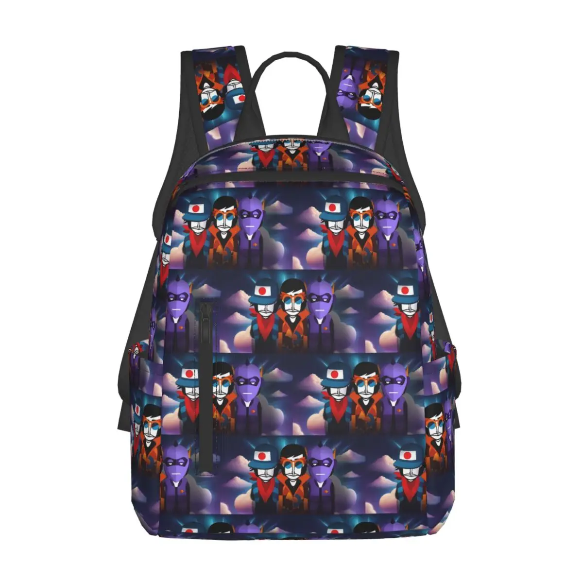 incredibox-ミュージック-ビデオ-ゲーム-バックパック-デイパック-大容量-男の子-女の子-ブックバッグ-スクールバッグ-ショルダーバッグ-メンズ-レディース