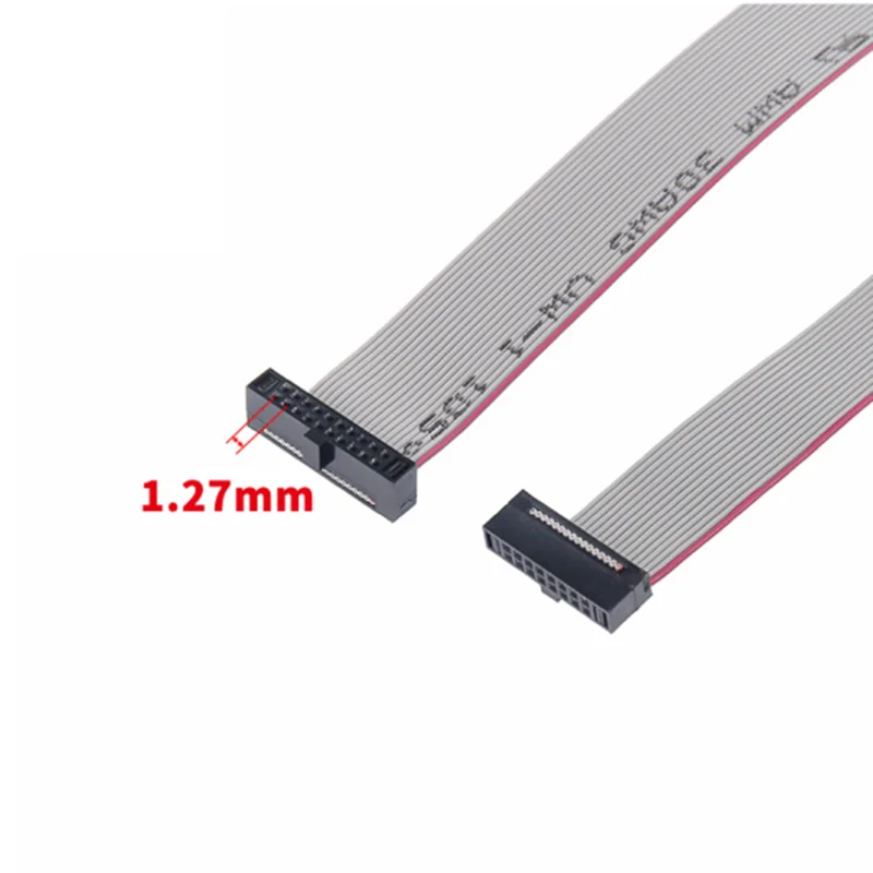 1Pcs 1.27MM Pitch FC-6P/8/10/14/16/20/26/30/40/50 Pin 30CM JTAG ISP DOWNLOAD CABLE Gray Flat Ribbon Data FOR DC3 IDC BOX HEADER