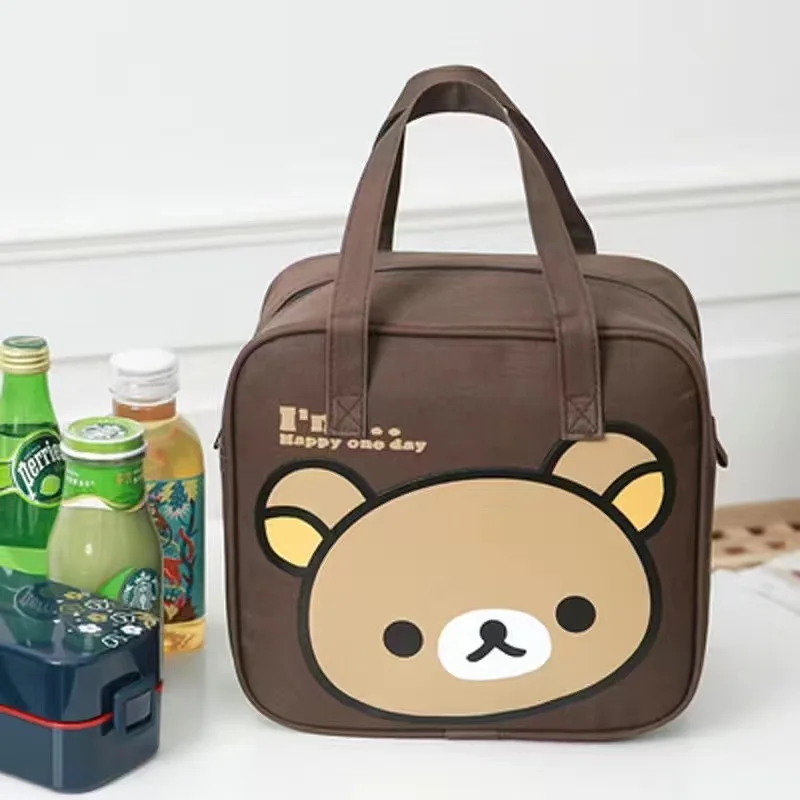 Cartoon Bento Tasche Hand-Mittagessen Taschen Isolierung Tasche Kühltaschen Picknick Taschen Mutter Kinder Tasche für Mädchen Lunch box Lonchera Bolsa