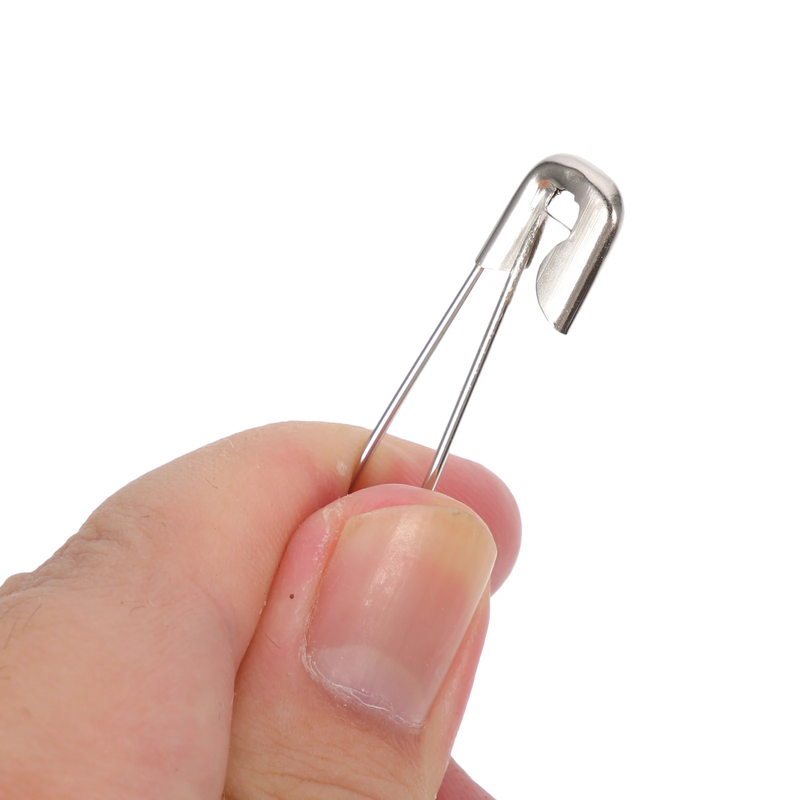 

Metal Safety Pins Set Silver DIY Clothing Fixing Accessories Brooch Backs Locking Pin Premium Quality Durable Practical