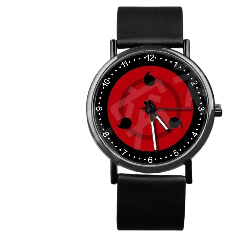 Naruto Cartoon Anime Merchandise Mangekyō Sharingan Uchiha Itachi, Sasuke, Naruto im gleichen Stil, kreative Studentenuhr als Geschenk – Detail 2