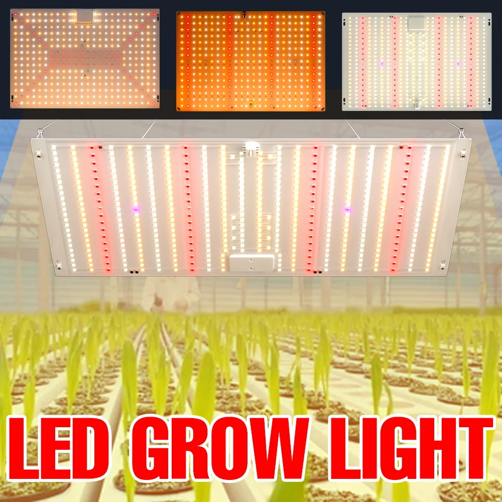 400W LED Full Spectrum Grow Lights Quantum Board Plant Lamp For Greenhouse Tent Flower Vegetables Tomato Hydroponics Cultivation