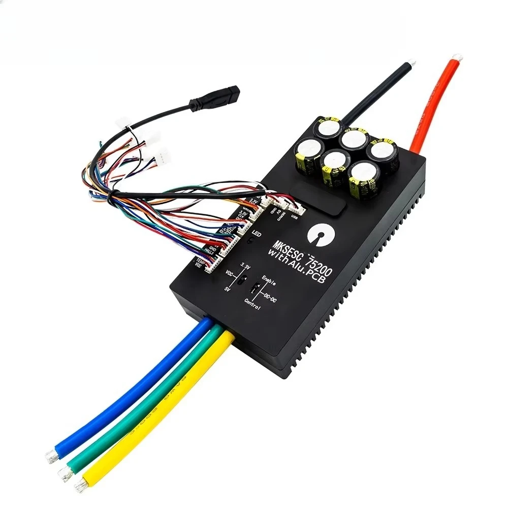 Makerbase VESC 75V 200A V2 Benjamin ESC – FOC Brushless Motor Controller for RC Models