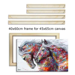 40x60cm Wood Frame For 45x65cm Canvas Oil Painting Picture Nature DIY Frame For Diamond Painting Picture Wall Art Decor