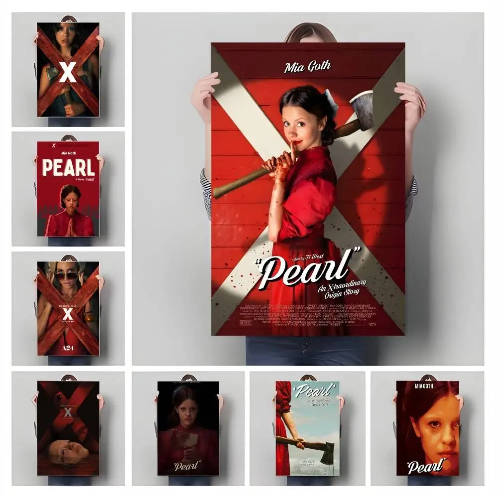 الخوف الفيلم P-اللؤلؤ المشارك HD الذاتي لاصق طباعة يتوهم هدية ملصق صورة غرفة نوم المنزل جدار ديكور فني