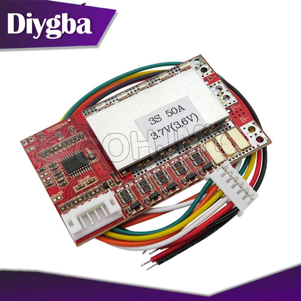 3S 4S 5S 50A BMS Board/ 55A 3.7V Lithium battery protection board/3.2V iron phosphate/LiFePO4 battery BMS board with Balance