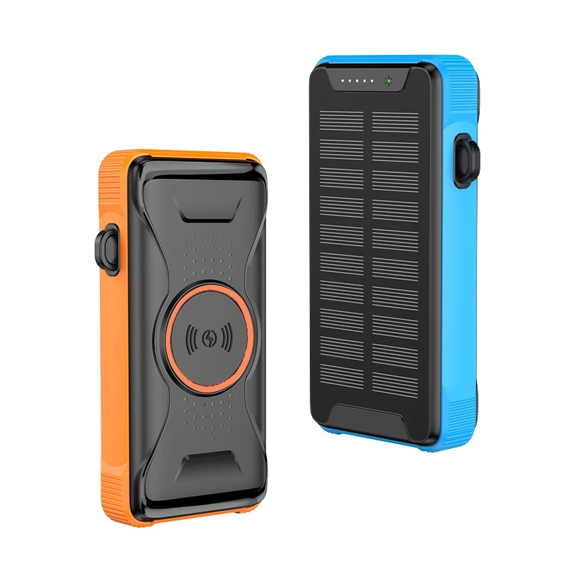 PHOMAX Fast Charging Magnetic Wireless Charger Power Bank Solar Charging Power Bank Mobile Phone Power Bank with Fill Light