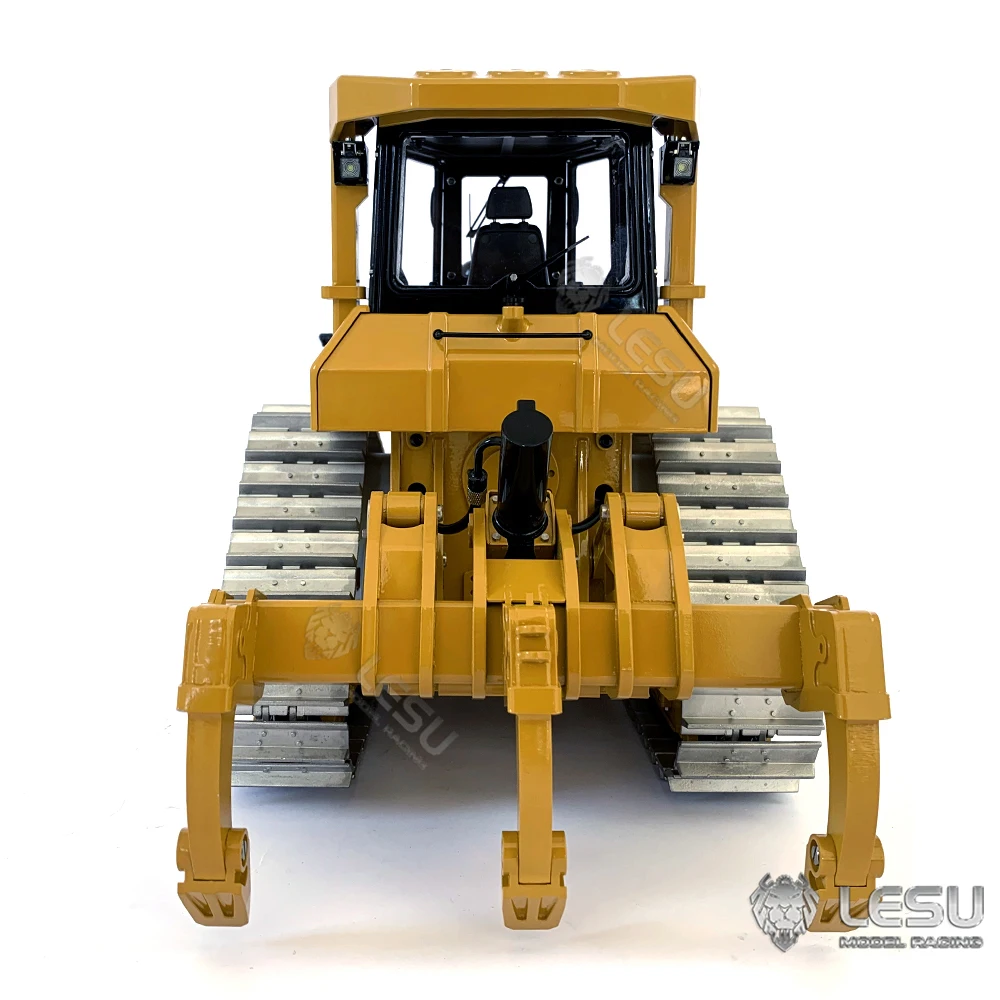 In Stock DT60 1/14 LESU RC Hydraulic Bulldozer Aoue Remoted Dozer Finished Painted Car Toucan Dozer Truck Boys Toy Model TH21257