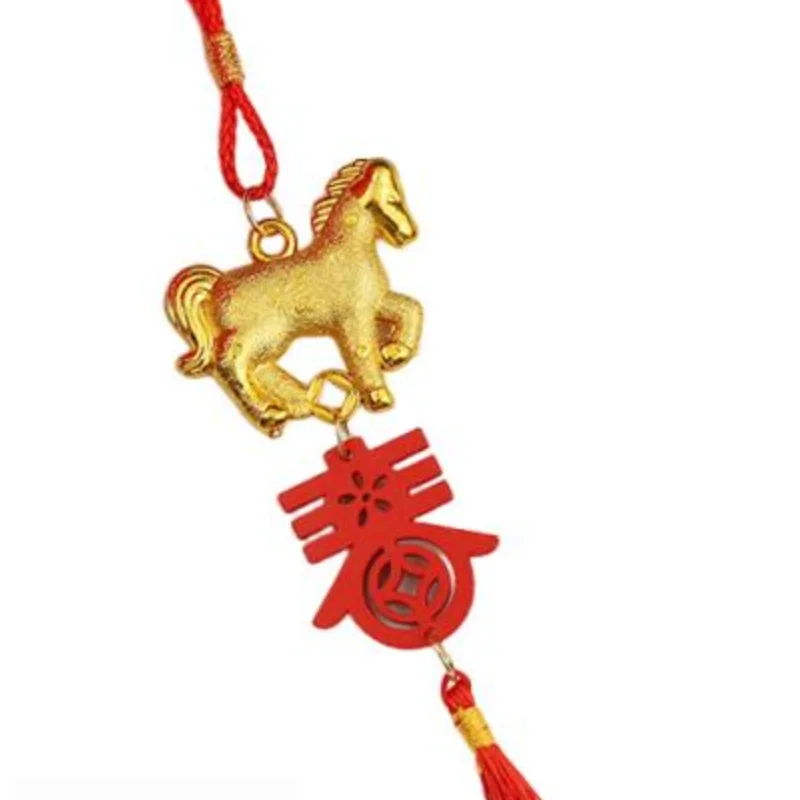 

Spring Festival Ornament Horse Year Pendant 2026 Chinese Spring Festival Red Pendant Event Shopping Mall Home Decoration