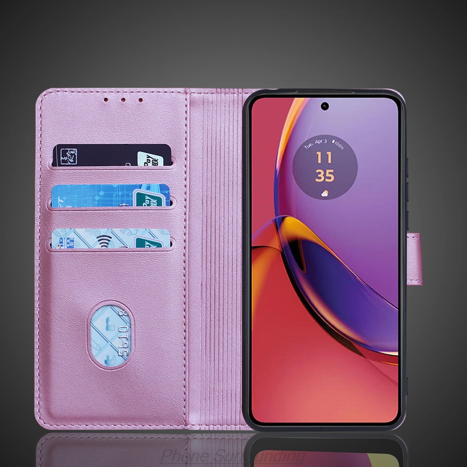 Wallet Flip Cover Pu Leather Case for Motorola Moto G84 Card Holder Phone Bags Protective Holster Capa Fundas Coque