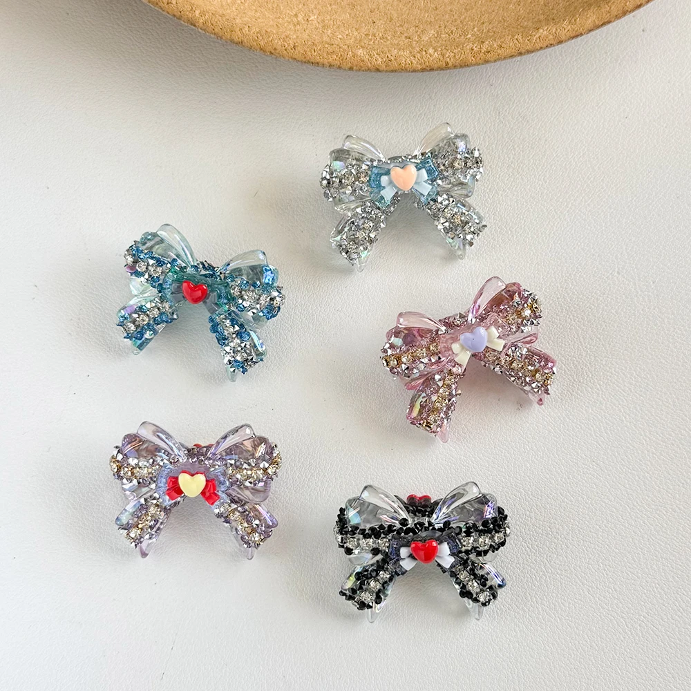 

Cordial Design 30Pcs 33*38MM Acrylic Bead/Rhinestone Effect/Bowknot Shape/DIY Fancy Beads/Hand Made/Jewelry Accessories #16573