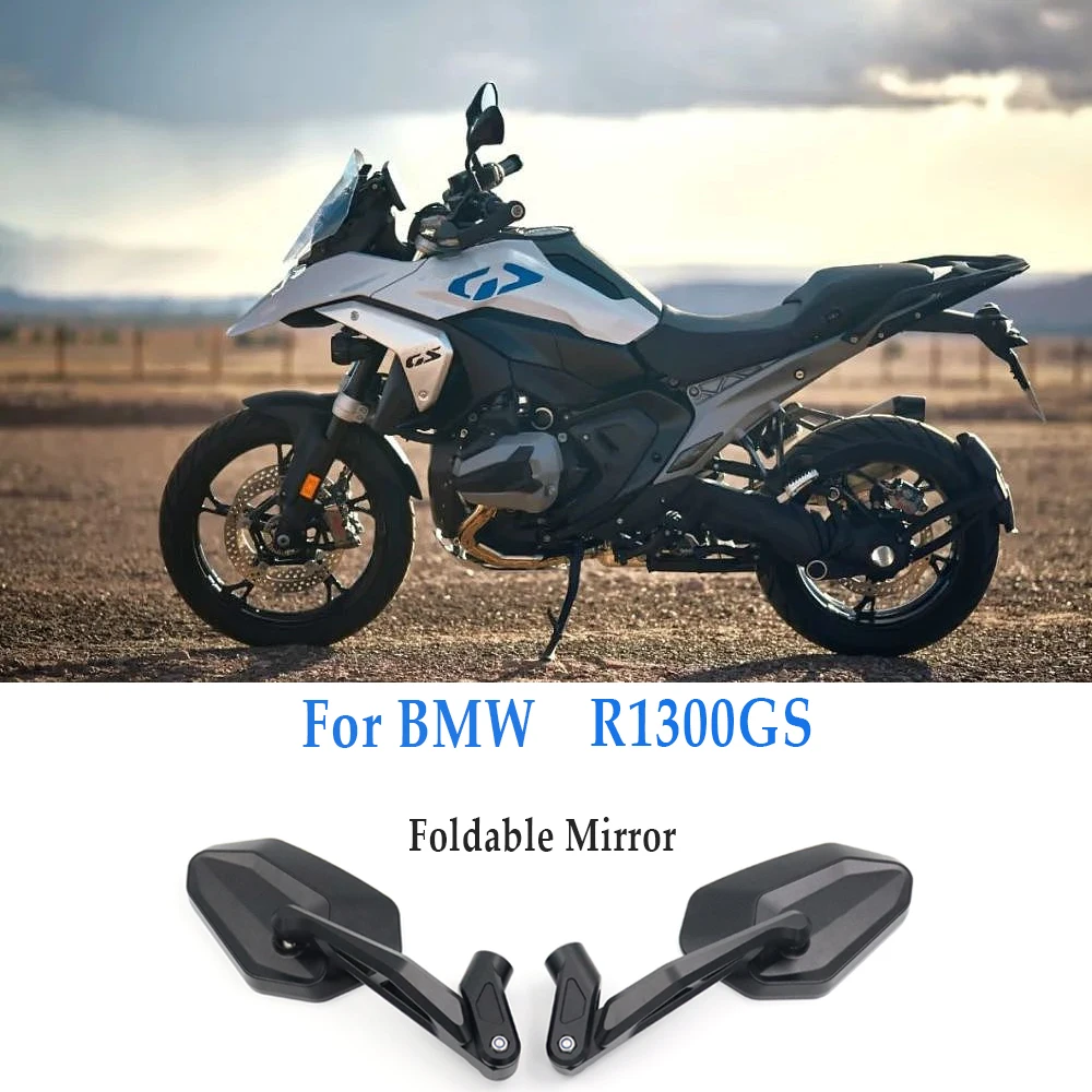 

NEW Motorcycle Side Mirror Foldable Mirror For BMW R1300GS 2023 Accessories R 1300 GS 1300GS Anti-Glare Mirror CNC Aluminum