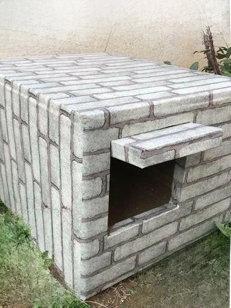 

Водонепроницаемый утепленный пенопластовый домик для собак, универсальный всесезонный уличный укрытие для дикой природы, для дома и сада, для ухода за питомцами