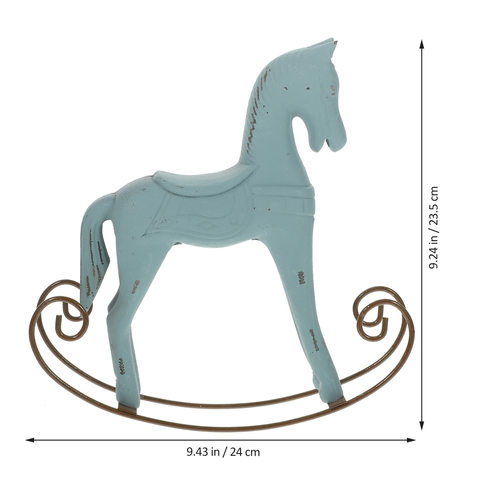 

1pc Wooden Horse Nordic Colorful Painted Handcrafted Tabletop Ornament For Home Office Desktop Xmas Decor Holiday Indoor Party