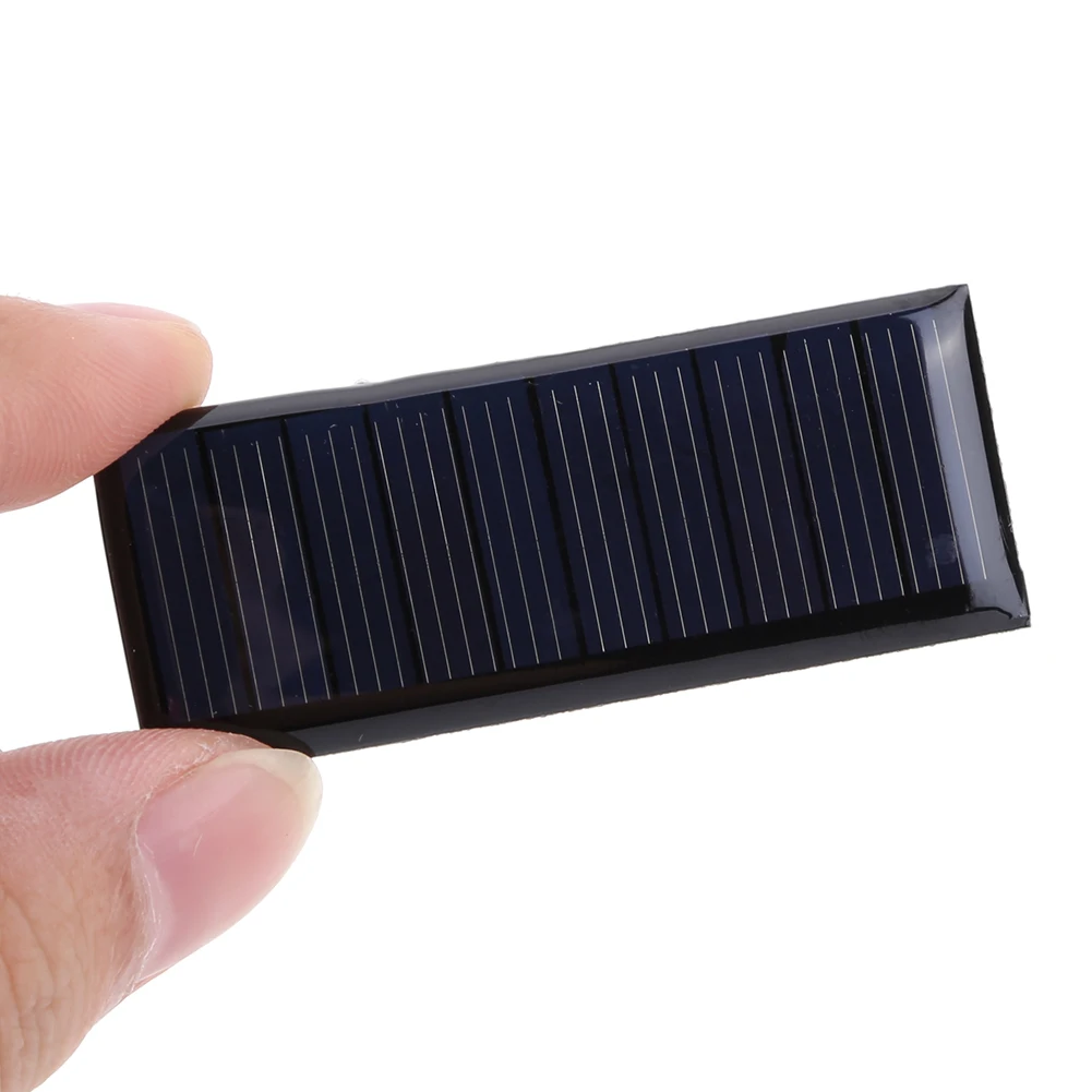 10/20/30/40 قطعة النظام الشمسي الصغير لوحة البولي سيليكون 5 فولت 0.23 واط 45MA لوحة شحن الطاقة الشمسية لوحة الخلايا الشمسية الصغيرة ل 3.7 فولت ضوء الشمس