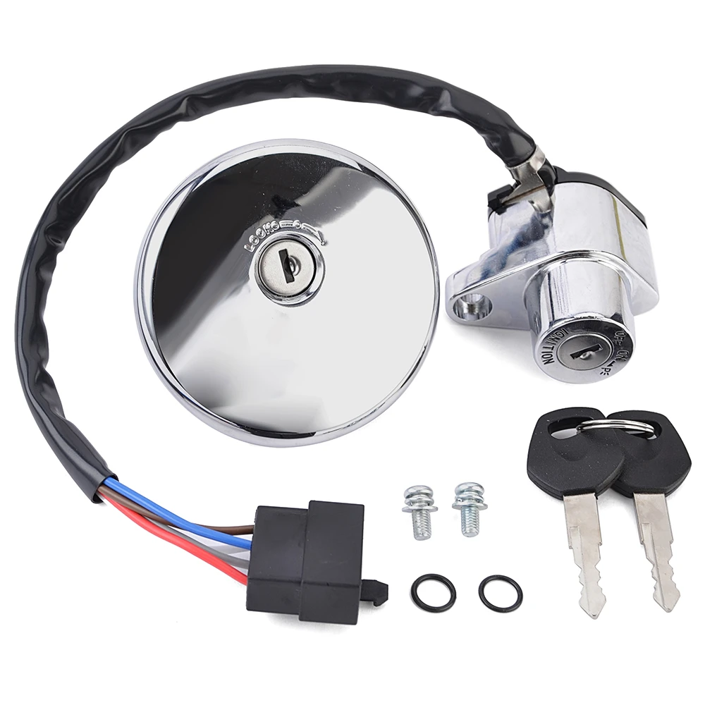 27005-1188 Ignition Switch Fuel Cap Seat Lock For Kawasaki EN500 VN800 Vulcan 500 800 Classic Drifter LTD 2001-2009 27005-1204