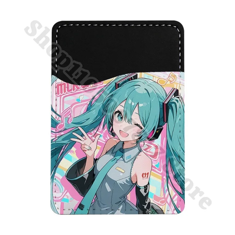 

Creative Phone Decor Accessories Ultra-thin Wallet Hatsunes Miku Anime Cute ID Credit Card Holder Cartoon Storage Pouch Gifts
