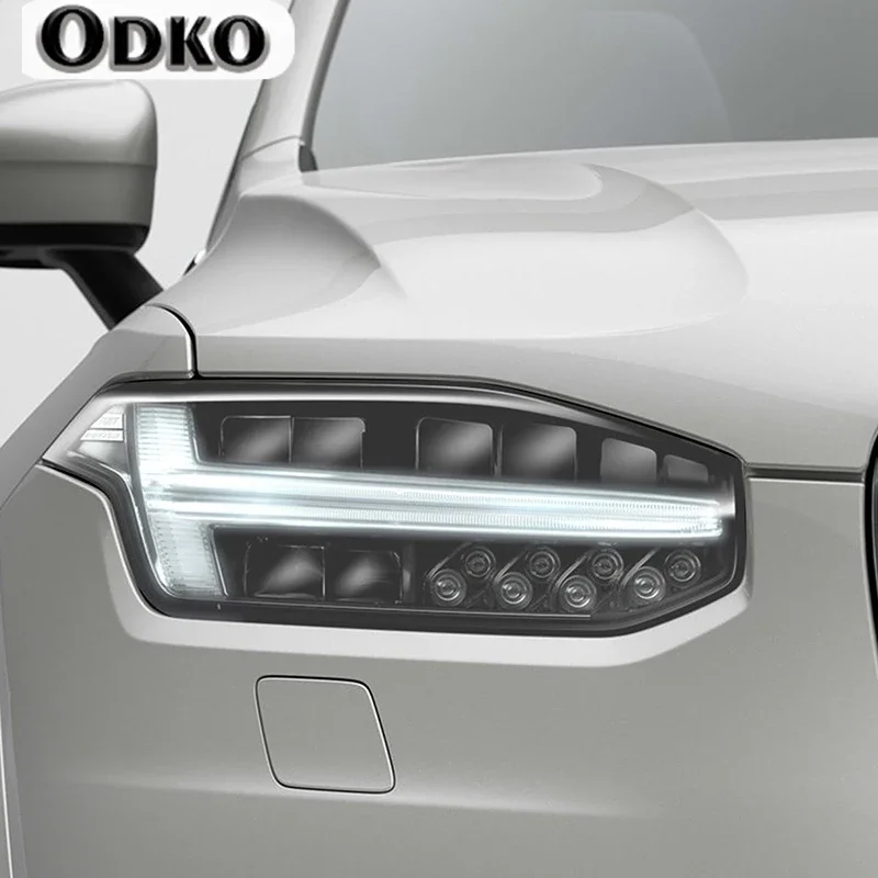

2 Pcs Car Front Light Transparent TPU Sticker Headlight Protective Film For Volvo XC90 XC40 XC60 S60 S90 V60 V90 Accessories
