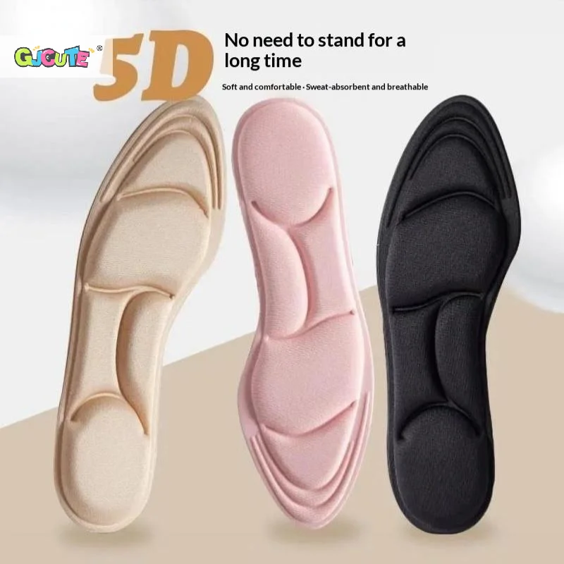 5D Sport Insoles For Shoes Women Men Memory Foam Deodorant Breathable Cushion Running Insoles For Feet Care Orthopedic Insole
