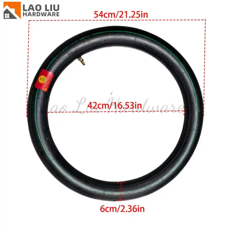 Chambre à air de pneus de moto 3.00-17 17 pouces, pneus intérieurs à Valve droite en caoutchouc