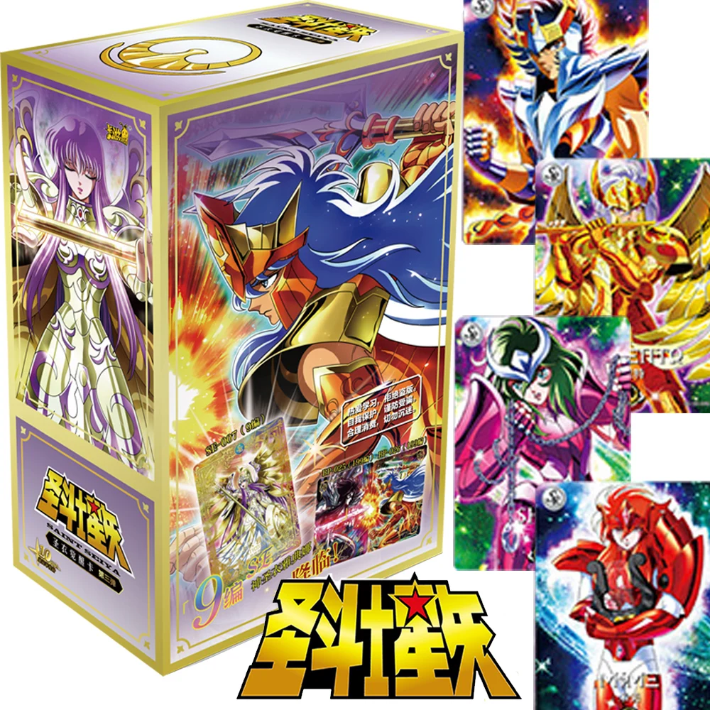 KAYOU Wholesale Saint Seiya Cards Highly Popular Anime Athena Basic Classic Character Portrait Cards Children Hobbies Gifts Toys