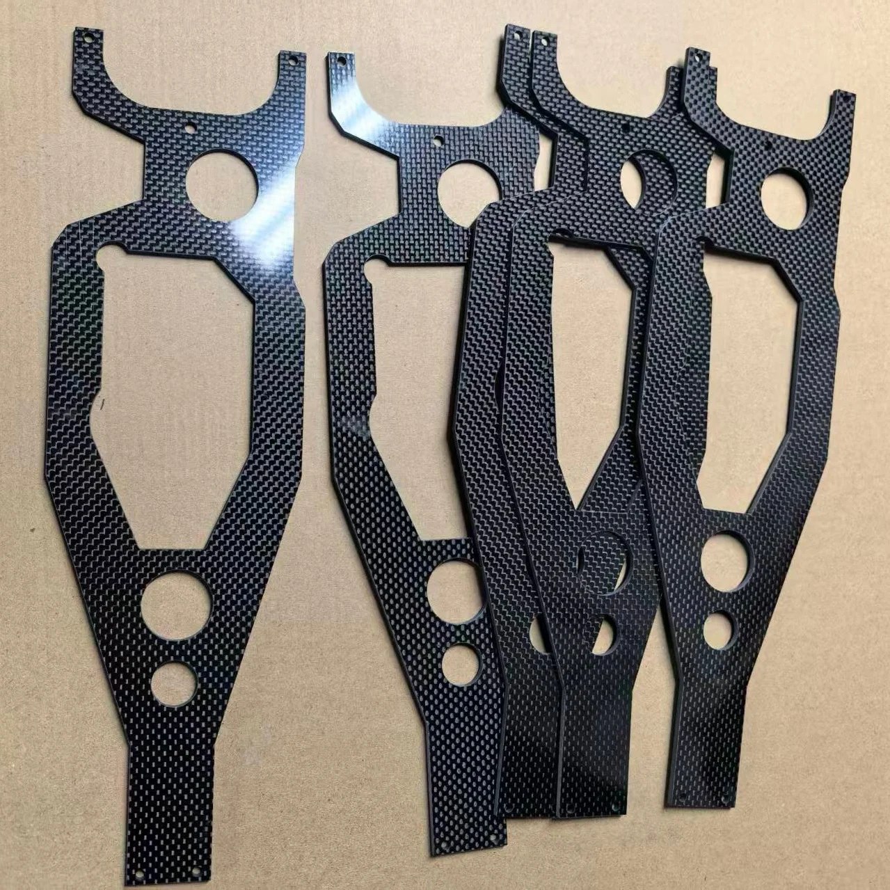 T300 T700 Carbon Fiber Sheet CNC Cutting Maching Carbon Plate Panel Process Board CNC Milling Engrave Carve FPV Frame Drone Arm