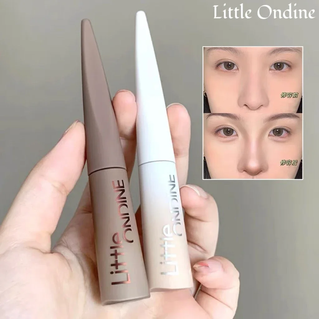 Little Ondine Liquid Contouring Concealer High Gloss Stick Refinish Brightening Matte Shadow 3D Nasal shadow profile