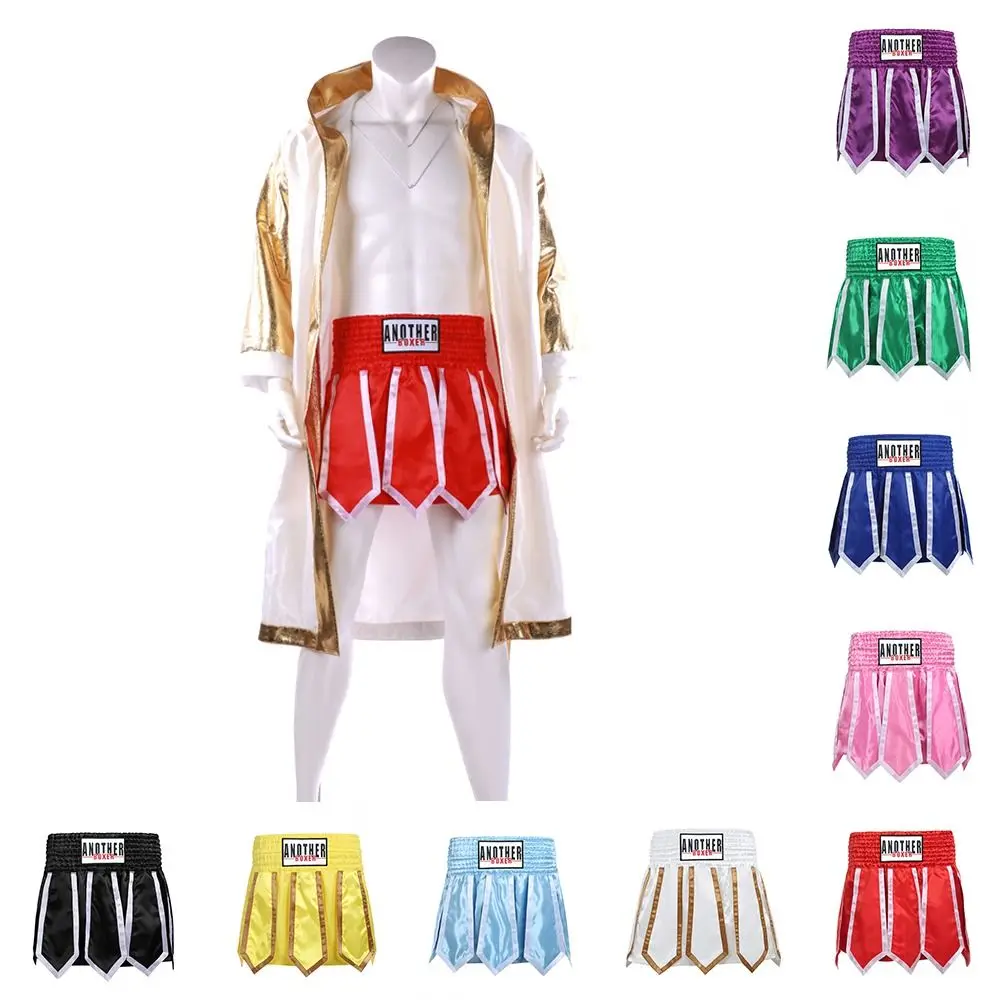 Lightweight Lotus Flower Boxing Shorts Elastic Waist Muay Thai Muay Thai Shorts Uniform Boxing Match MMA Kickboxing Pants Male