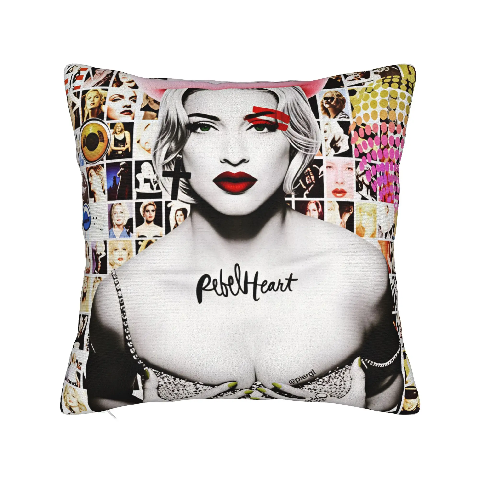 M-Madonna Confessions I Feel So Free Pillowcases  Morden Pillow Case For Sofa Car Home Decor Soft Pillow Cover