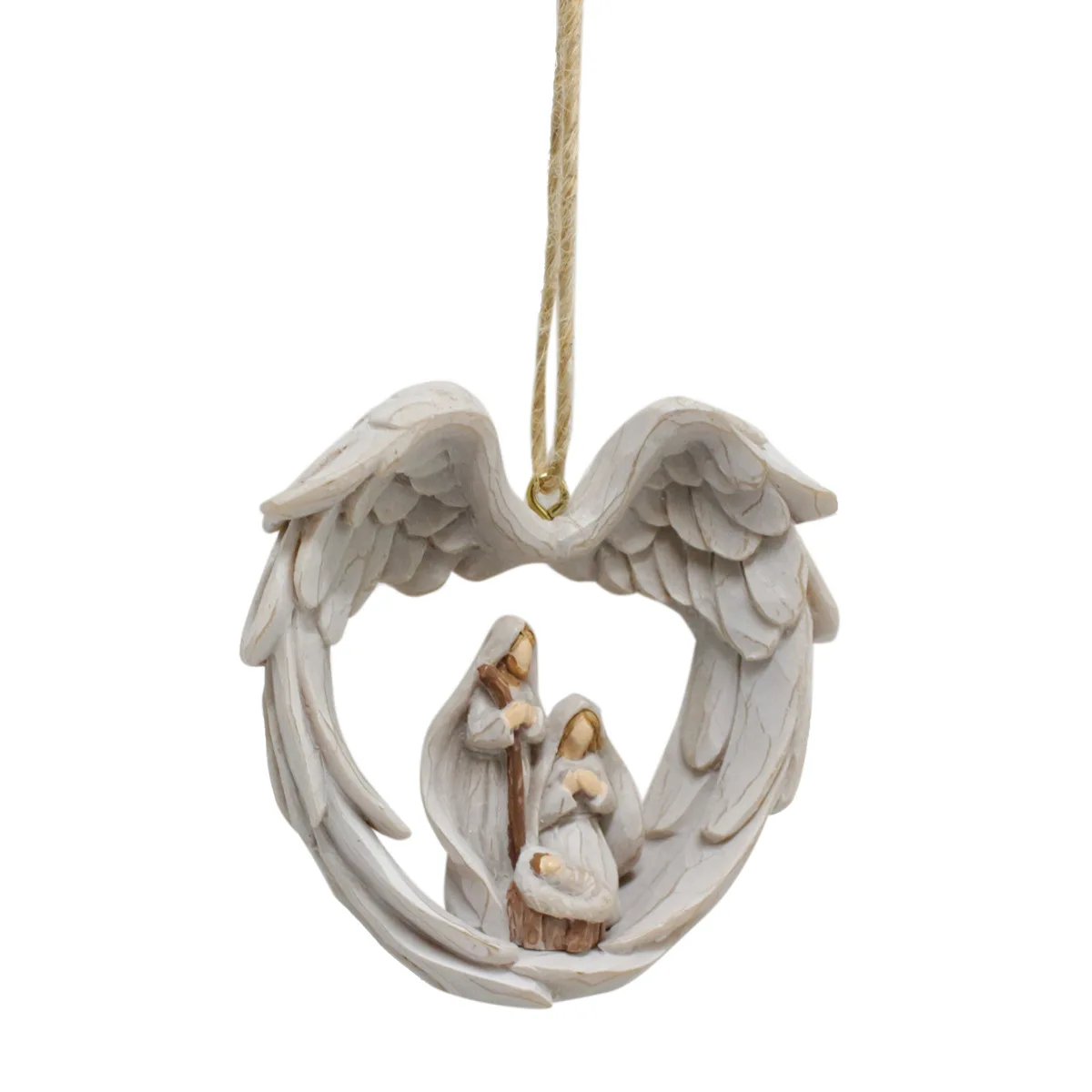 ‌Angel Wing Wall Decor - Religious Home Decor with Christmas Theme‌