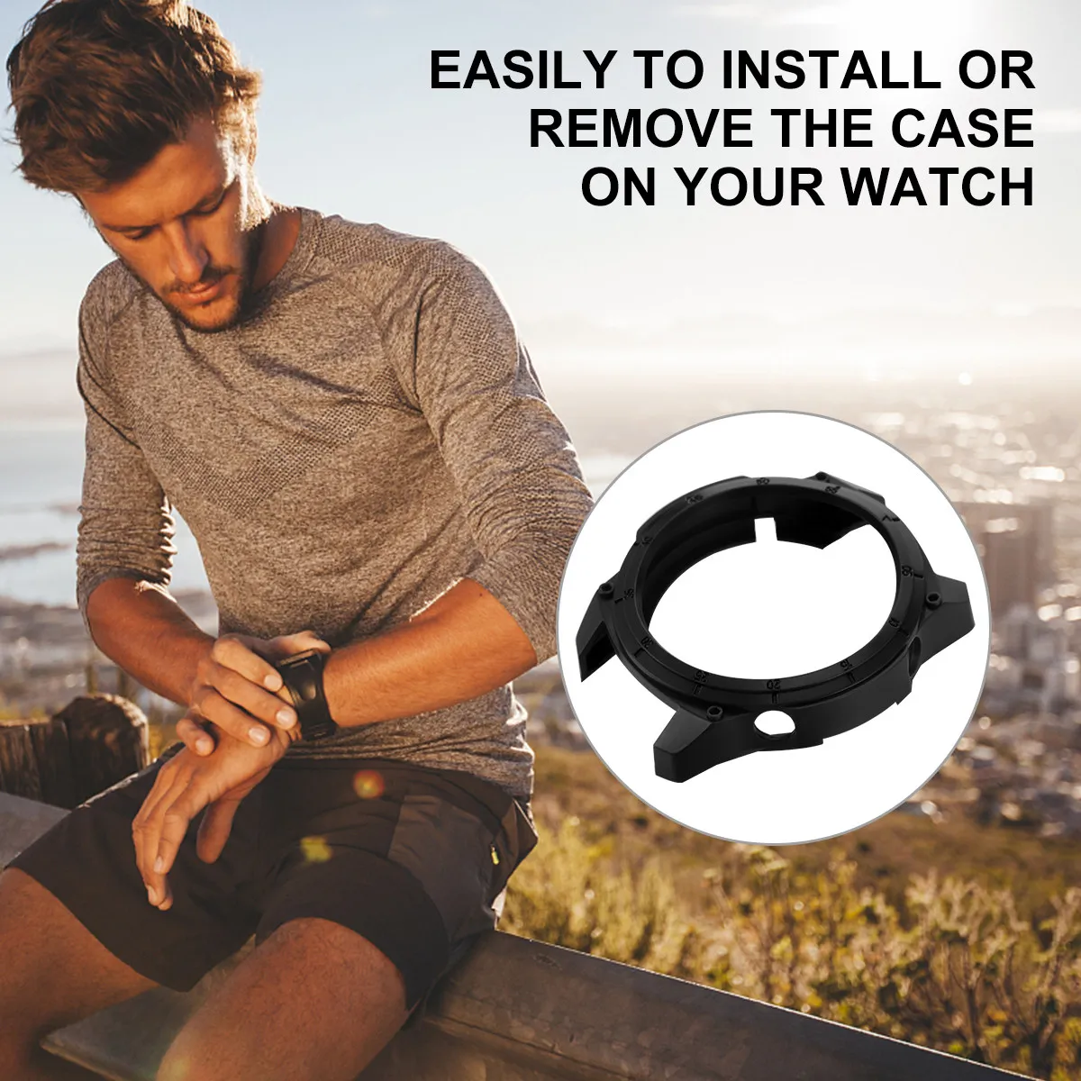 

Защитный чехол для часов 2 46 мм, материал из ТПУ премиум-класса, простая установка и снятие, унисекс, классический дизайн, для всех возрастов, рамка для спортивных часов