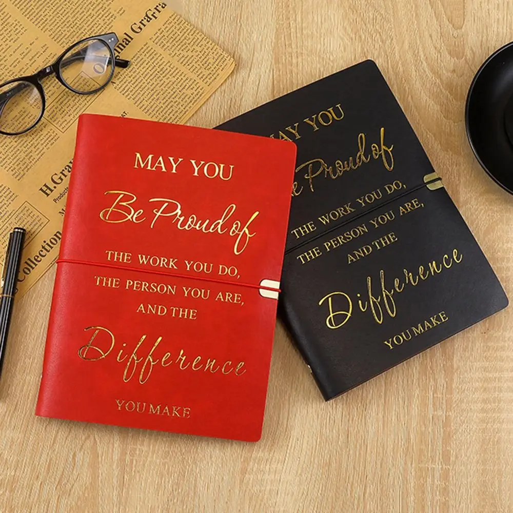 80 매 A5 영어 메모장 영어 가로선 루스 리프 노트 내마모성 휴대용 일기 학생