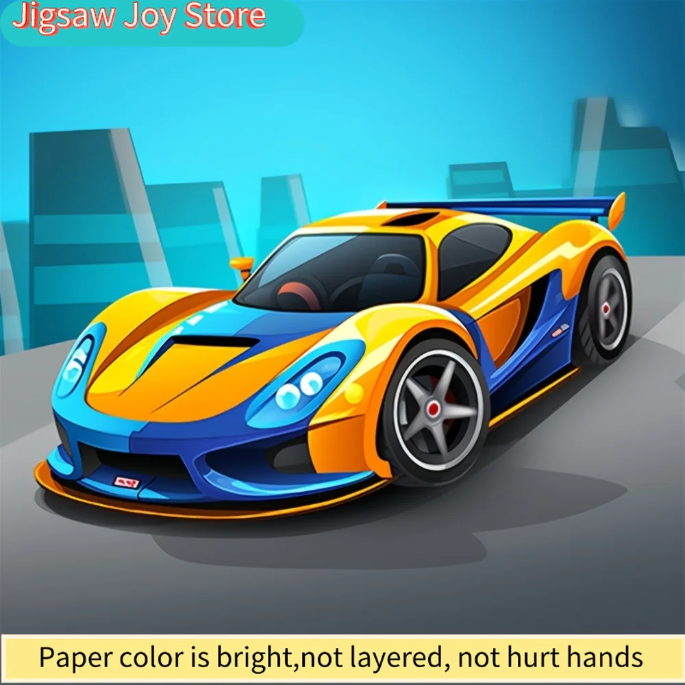 

Набор для алмазной вышивки 5D — Крутой спортивный автомобиль, акриловая круглая подложка с полным покрытием стразами, вышивка крестиком, декор для дома