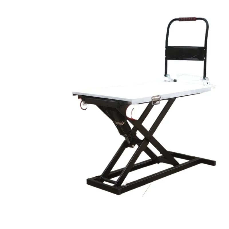 

Multifunctional lifting flatbed truck lifting platform truck new small hydraulic truck