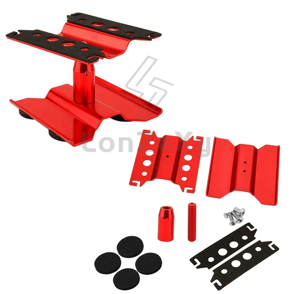 Aluminum Alloy RC Car Repair Stand Workstation RC Work Stand for SCX24 TRX4M FCX24 1/16 1/18 1/24 Scale RC Truck Crawler Buggy