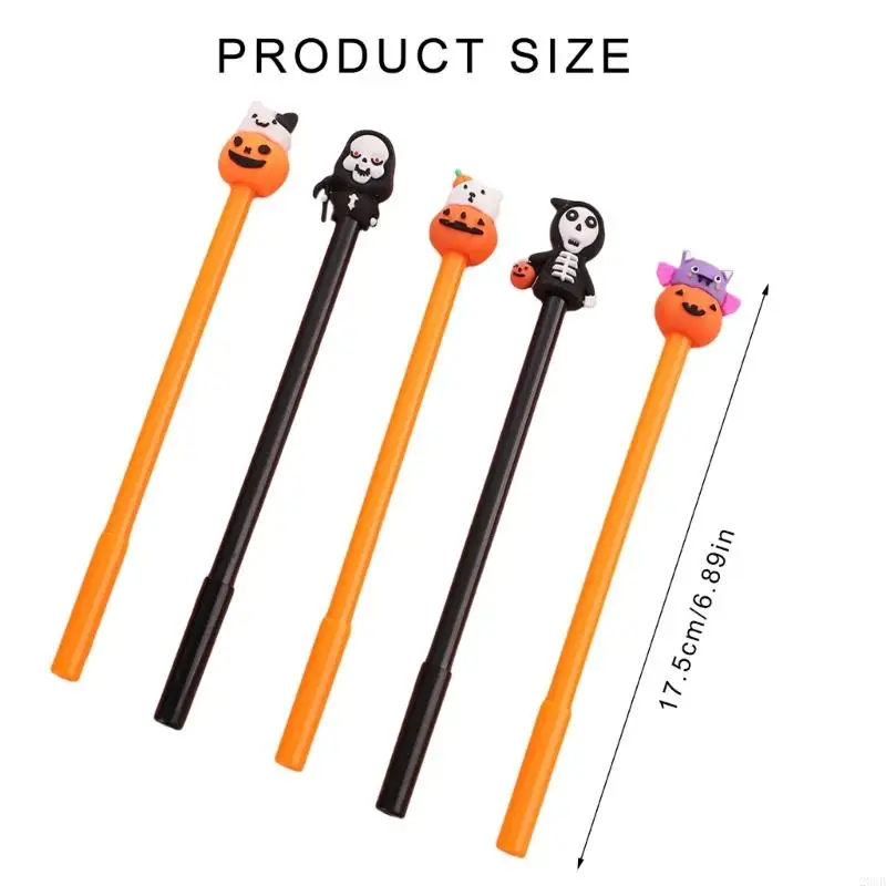 20CB Halloween تحت عنوان Gel Pen 0.5mm نصيحة سلسة للكتابة لكتابة الطالب البالغ